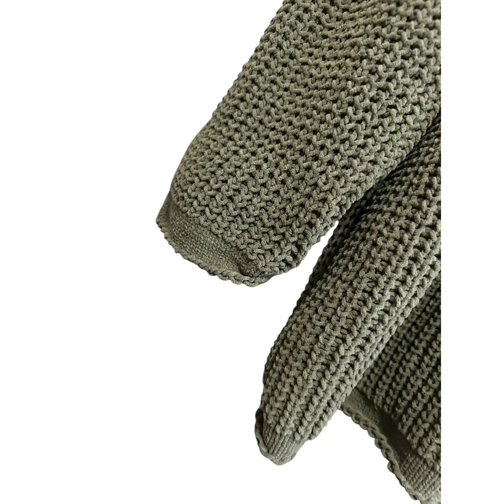 BP Nordstrom Oversized Chunky Knit Sweater Green Lichen‎ XL